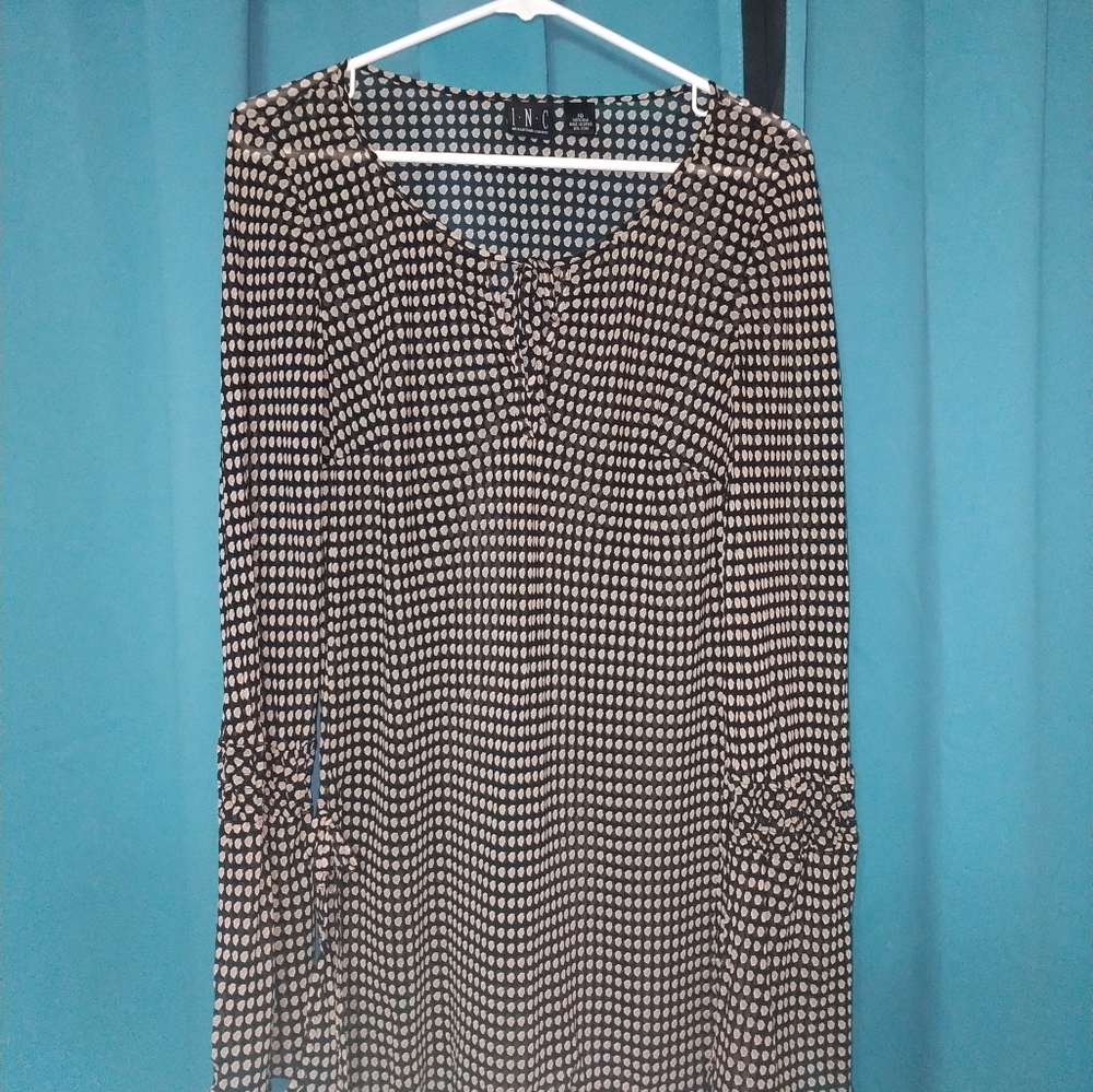 I.N.C Long Sleeve Silk Blouse.